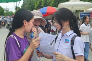Thí sinh Thanh Hoá đánh giá đề Ngữ văn vừa sức.