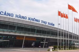 Cảng hàng không Thọ Xuân phải tạm dừng hoạt động 12 tiếng.