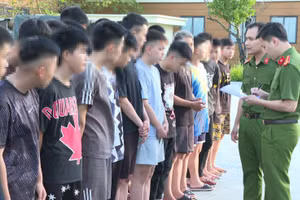 Công an Thanh Hoá tạm giữ hình sự 38 thanh thiếu niên.