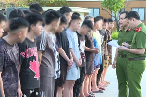 Công an Thanh Hoá tạm giữ hình sự 38 thanh thiếu niên.