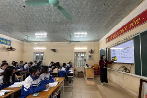 Một lớp học của Trường THPT Tô Hiến Thành.