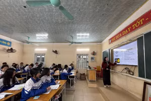 Một lớp học của Trường THPT Tô Hiến Thành.