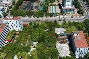 Dự án trường học đã hoàn thiện được 70% thì phải dừng lại.