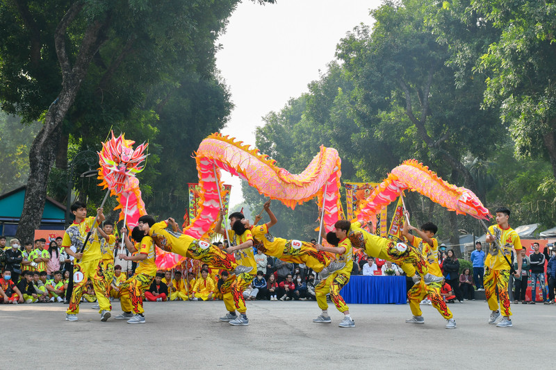 Mãn nhãn múa Rồng tại Festival Thanh niên quốc tế