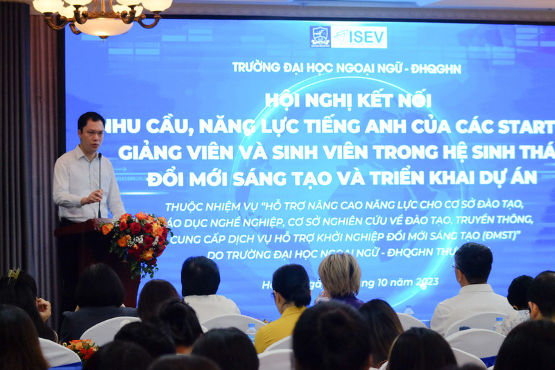 Kết nối nhu cầu, năng lực tiếng Anh của các startup, giảng viên và sinh viên