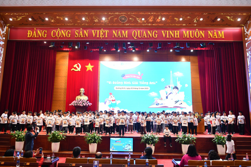 Hơn 22.000 học sinh tiểu học tham dự ' Vì Quảng Ninh giỏi tiếng Anh'