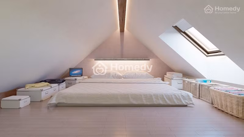 Biến gác mái nhà bạn thành không gian sống ảo đẹp lịm tim