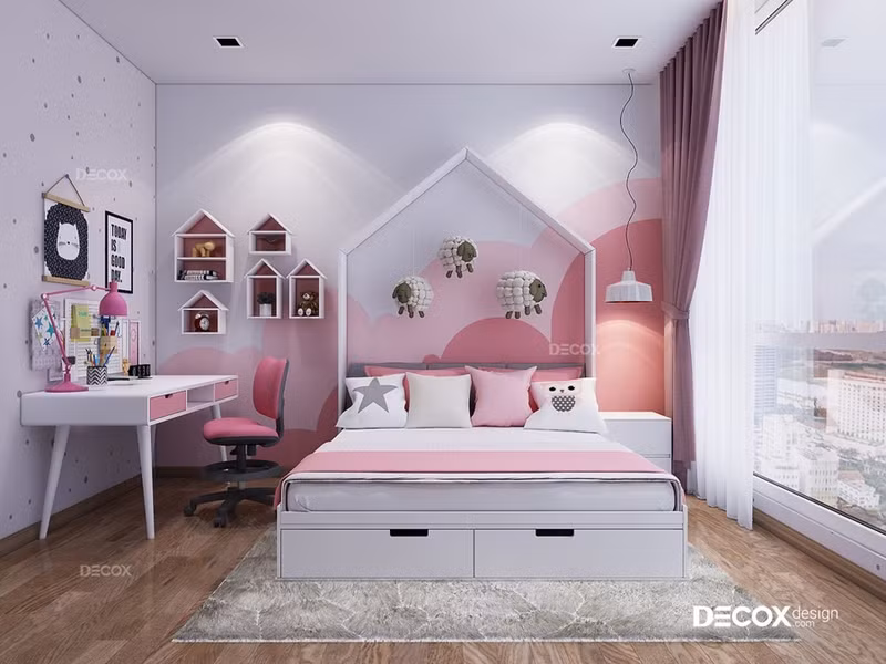 Những góc học tập nhìn là thích giúp bé học hiệu quả, hăng say