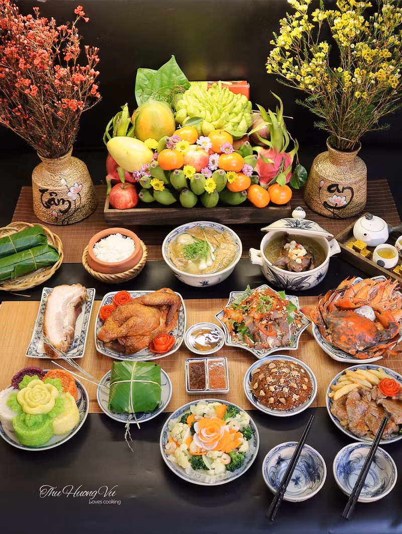 Gợi ý 12 mâm cỗ ông Công ông Táo đầy đủ, đẹp mắt