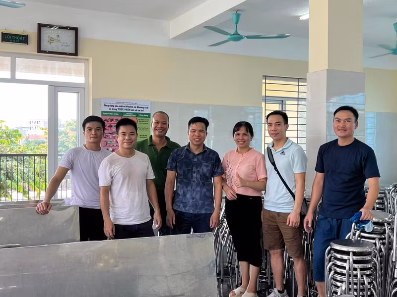 Trường học Hà Nội tất bật tổng vệ sinh sẵn sàng vào năm học mới