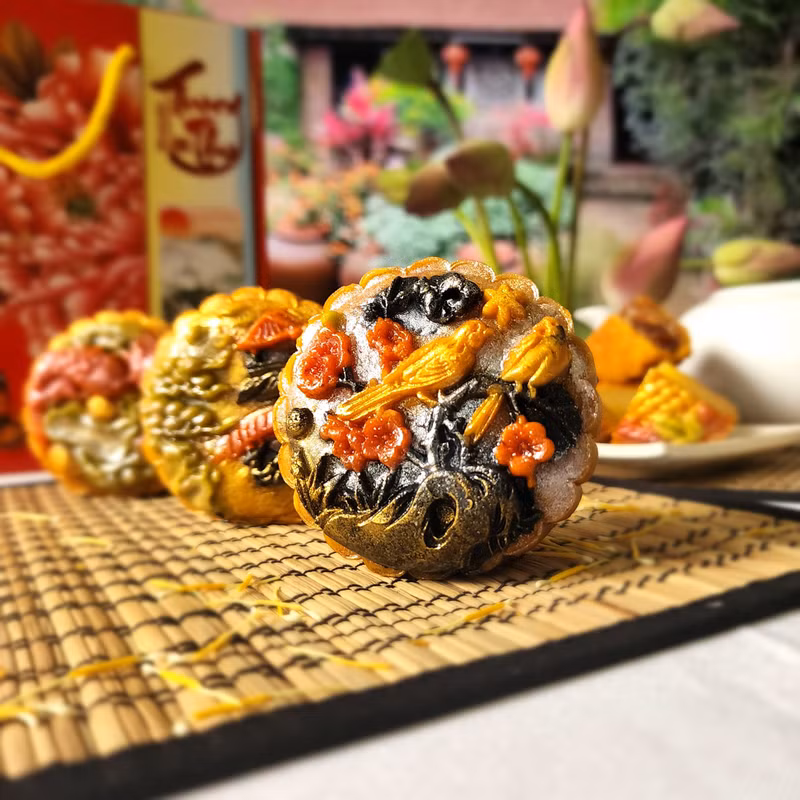 Bánh Trung thu làm tại nhà đẹp mê mẩn của hội mẹ đảm