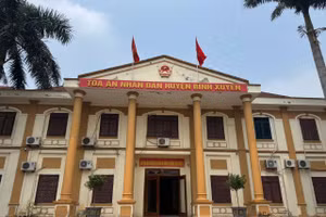 Tòa án ND huyện Bình Xuyên. Ảnh minh họa