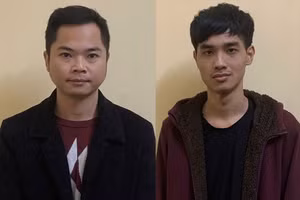 Nguyễn Đức Hoà và Võ Thành Đạt bị khởi tố, bắt tạm giam. (Ảnh: Công an tỉnh Tuyên Quang)