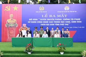 Các cơ sở giáo dục trên địa bàn tỉnh Phú Thọ ký cam kết triển khai mô hình.