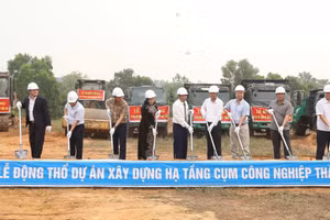 Khởi công Cụm công nghiệp Thắng Sơn tại xã Cự Đồng (tỉnh Phú Thọ).