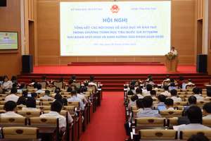 Hội nghị tổng kết các nội dung về giáo dục và đào tạo trong Chương trình MTQG DTTT&MN giai đoạn 2021-2025 tổ chức tại Phú Thọ.