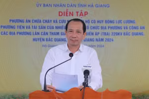 Phó Chủ tịch UBND tỉnh Hà Giang Trần Đức Quý kỷ luật Khiển trách, cho chủ trương nghỉ hưu trước tuổi. Ảnh: Cổng TTĐT Hà Giang