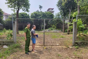 Tuấn đã trộm khoảng 3 tấn kim loại trong kho bãi tập kết vật liệu xây dựng của người dân. Ảnh: Công an tỉnh Phú Thọ