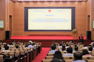 Đào tạo nghề cho lao động dân tộc thiểu số được bàn thảo sâu rộng tại hội nghị tổng kết các nội dung về GD&ĐT trong CTMTQG về phát triển KT-XH vùng đồng bào DTTS&MN giai đoạn 2021-2025.