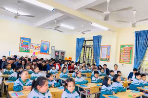 Trường Tiểu học Hưng Long là điểm sáng trong việc dạy và học Tiếng Anh tại xã Yên Lập (Phú Thọ).