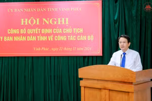 Quyền Giám đốc Sở Thông tin và Truyền Thông Vĩnh Phúc Lê Anh Tân.