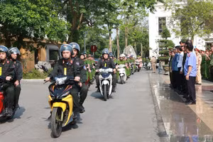 Công an Phú Thọ đồng loạt ra quân trấn áp tội phạm về ma túy. Ảnh: Ngọc Kiên
