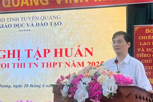 Tiến sĩ Vũ Đình Hưng được chỉ định làm Giám đốc Sở GD&ĐT Tuyên Quang sau sáp nhập.