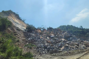 Hiện trường vụ việc.
