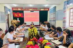 Trường Tiểu học Đồng Xuân (xã Thanh Ba) tích cực triển khai nhiều hoạt động thiết thực nhằm góp phần xây dựng “xã hội học tập – học tập suốt đời”. Ảnh: TH Đồng Xuân