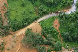 Nhiều tuyến đường trên địa bàn tỉnh Hà Giang bị sạt lở do mưa lũ.