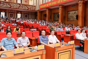 Quang cảnh hội nghị.