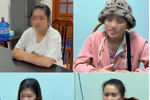 Nhóm bị cáo phạm tội mua bán người bị bắt giữ.