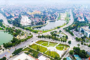 Một góc TP Việt Trì, tỉnh Phú Thọ. (Ảnh minh họa)