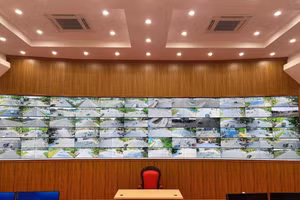 Hệ thống camera giám sát tại thành phố Việt Trì (cũ) và Khu Di tích lịch sử Đền Hùng. (Ảnh: Công an tỉnh Phú Thọ)