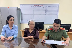 Lực lượng chức năng tỉnh Phú Thọ ngăn chặn kịp thời vụ lừa đảo 450 triệu đồng. Ảnh: Công an tỉnh Phú Thọ.