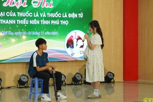 Cuộc thi “Tìm hiểu về tác hại của thuốc lá và thuốc lá điện tử trong thanh thiếu niên” tỉnh Phú Thọ năm 2024.