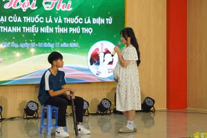 Cuộc thi “Tìm hiểu về tác hại của thuốc lá và thuốc lá điện tử trong thanh thiếu niên” tỉnh Phú Thọ năm 2024.