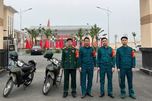 Ban CHQS xã Thổ Tang chủ động tuần tra, kiểm soát bảo đảm an ninh chính trị, TT ATXH trên địa bàn.