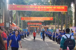 Điểm thi Trường THPT Trần Phú (TP Vĩnh Yên).