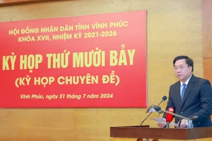 Tân Chủ tịch UBND tỉnh Vĩnh Phúc Trần Duy Đông.