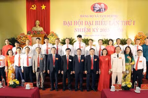 Ban Chấp hành Đảng bộ xã Tam Dương nhiệm kỳ 2025-2030.