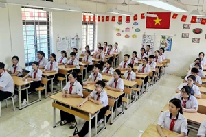 Trường THCS Thiện Kế, xã Bình Xuyên (Phú Thọ) đạt chuẩn quốc gia mức độ II.