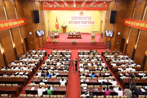 Quang cảnh kỳ họp HĐND tỉnh Phú Thọ.