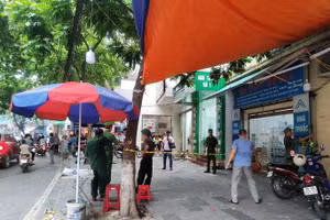 Hiện trường xảy ra vụ việc.