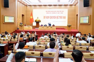 Quang cảnh kỳ họp.