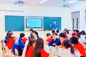 Học sinh Trường PT DTNT tỉnh Phú Thọ được học tập trong môi trường trang khang hiện đại.