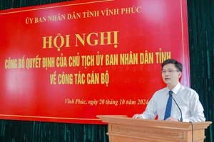 Tân Giám đốc Sở Văn hóa Thể thao và Du lịch Vĩnh Phúc Ngô Chí Tuệ.