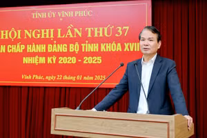 Bí thư Tỉnh ủy Vĩnh Phúc Đặng Xuân Phong.