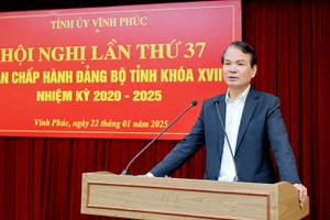 Bí thư Tỉnh ủy Vĩnh Phúc Đặng Xuân Phong.