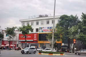 Khu đất đặt trụ sở Công ty CP Vận tải ô tô Vĩnh Phúc.